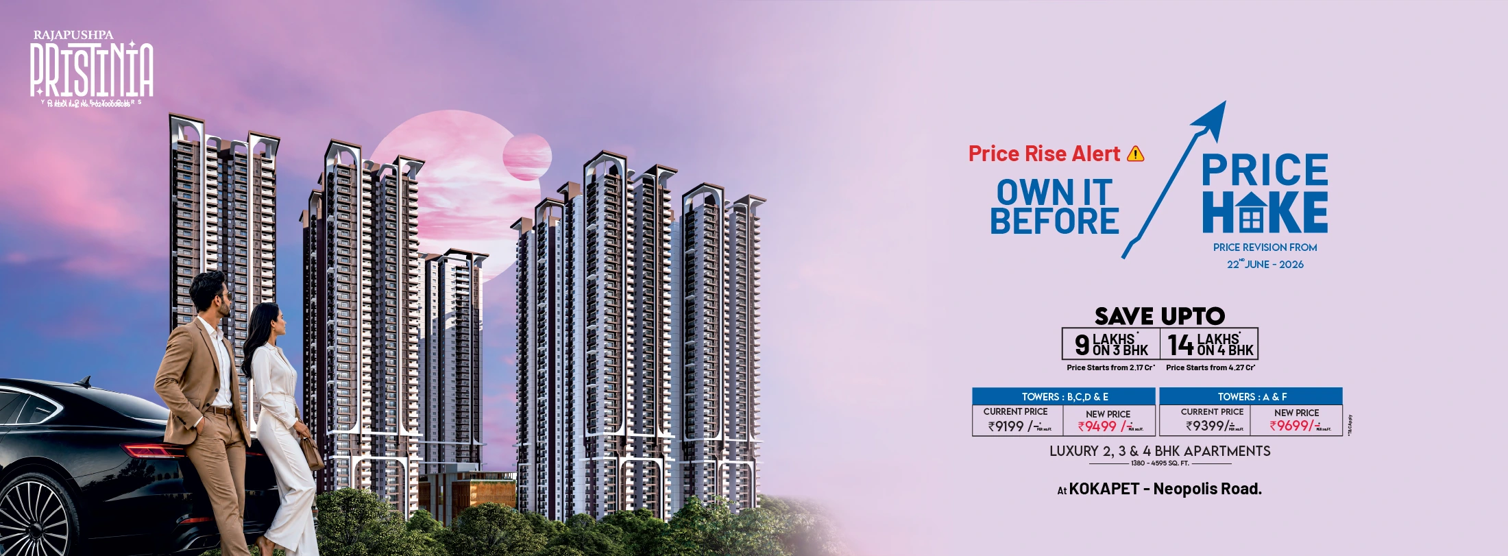 Rajapushpa Pristinia - THOUGHTFULLY CRAFTED TO BE YOUNIQUELY YOURS